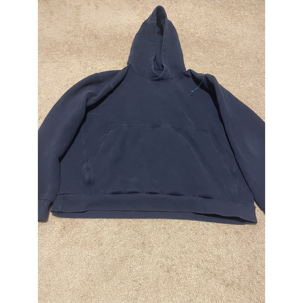 Lululemon Men's Navy Blue Hoodie Oversized Size Large - Picture 2 of 8